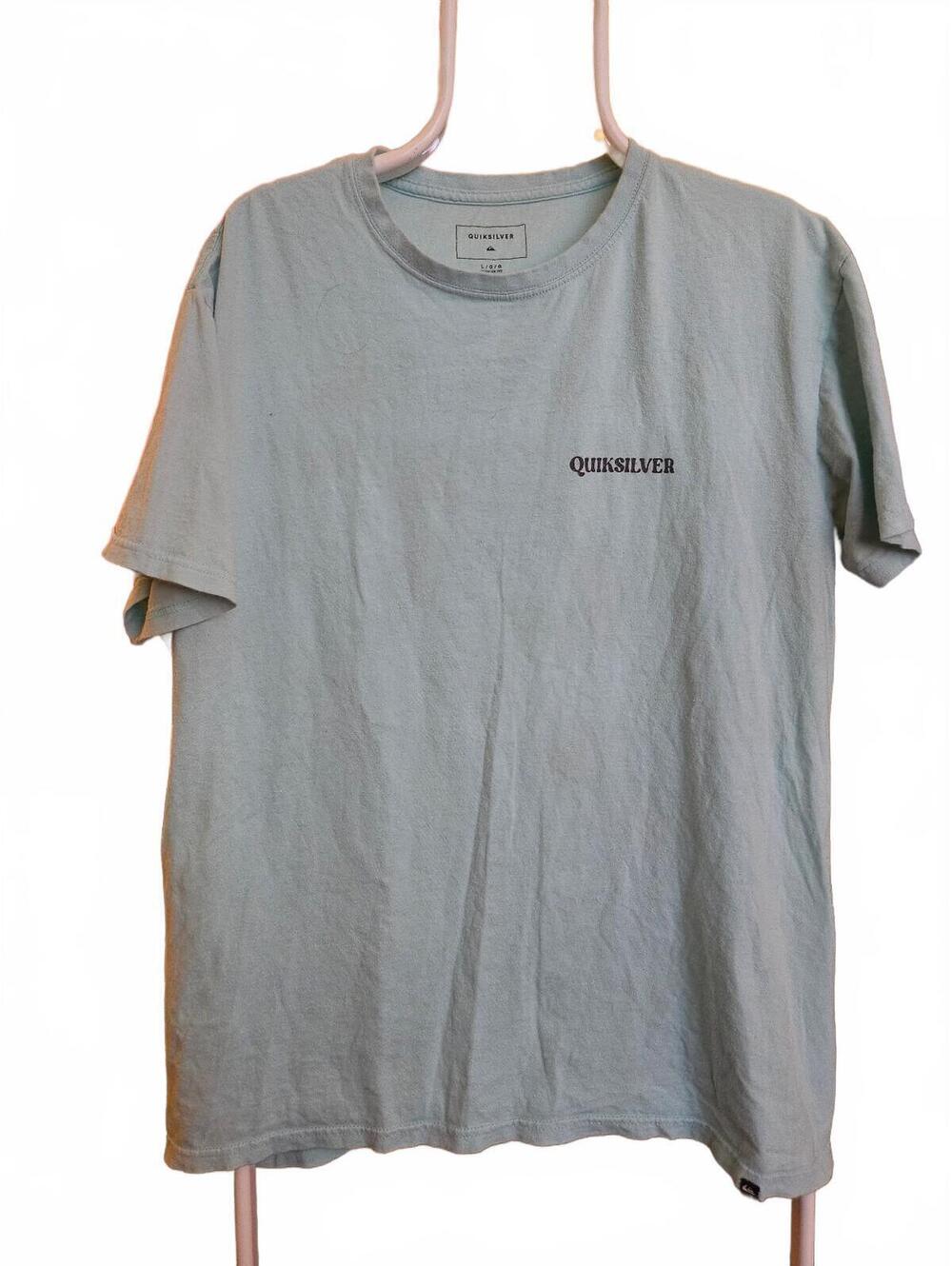 Quicksilver Florida - T-Shirt - grayish- mens Large - EUC